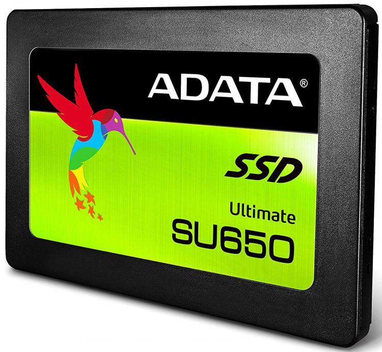 Накопитель SSD 2.5'' ADATA ASU650SS-960GT-R Ultimate SU650 960GB SATA3 520/450MBs 3D TLC IOPS 40K/75K MTBF 2M