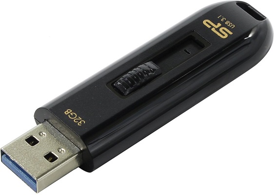 Накопитель USB 3.1 32GB Silicon Power Blaze B21 SP032GBUF3B21V1K черный