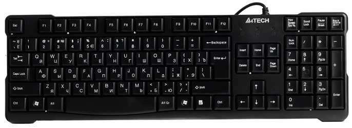   Xcom-Shop Клавиатура A4Tech KR-750 USB черная