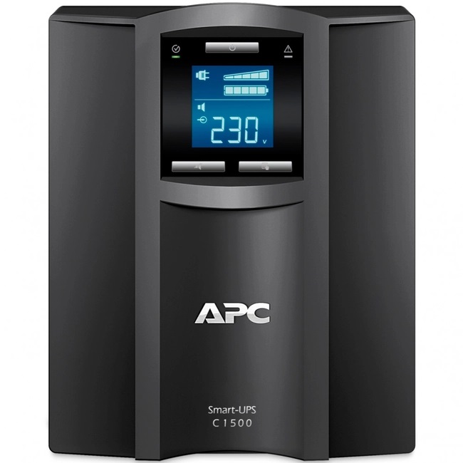 Источник бесперебойного питания APC SMC1500IC Smart-UPS C, 1500VA, 230V, Tower, 8x IEC C13 outlets, SmartConnect, USB, Line Interactive