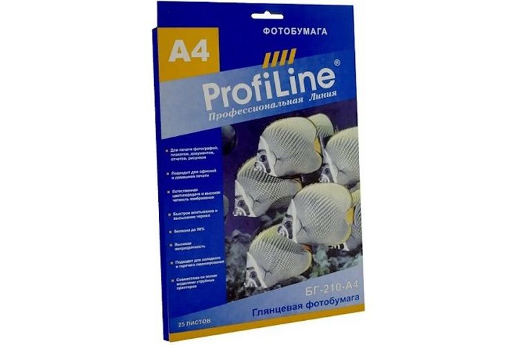 Фотобумага ProfiLine PL_GP_230_10x15_25 глянцевая 230 г/м2, 10x15, 25 л, 5760 dpi (Mi)