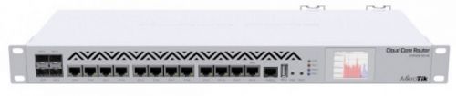 Маршрутизатор Mikrotik Cloud Core Router CCR1036-12G-4S-EM порты: (12) 10/100/1000 Mbit/s Gigabit Ethernet with Auto-MDI/X; (4) 1.25G Ethernet SFP cag