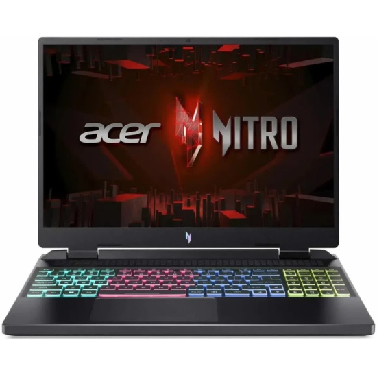  Ноутбук Acer Nitro AN16-42 NH.QSLCD.002 Ryzen 9 8945HS/32GB/1TB SSD/GeForce RTX4070 8GB/16 WQXGA IPS/WiFi/BT/cam/noOS/black