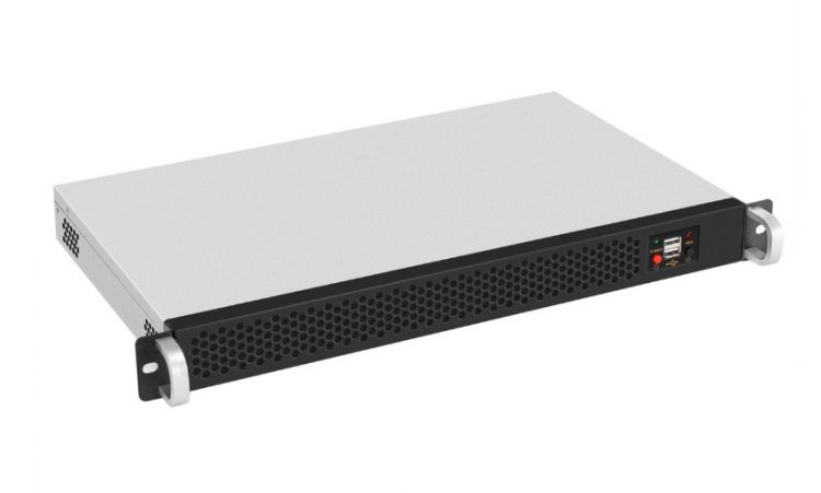 Корпус серверный 1U Exegate Pro 1U255-01 EX296161RUS (mini ITX, без БП, 3.5 (2*2.5), 2*USB 2.0)