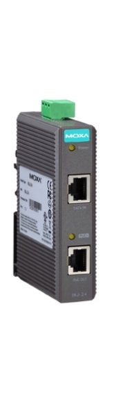 Инжектор MOXA INJ-24-T IEEE802.3af/at PoE injector, maximum output of 30W at 24/48 VDC
