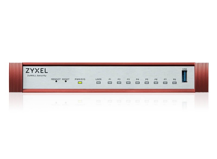 Межсетевой экран ZYXEL USG FLEX 100H с подпиской Gold на 1 год (AS, AV, CF, IDP/DPI, Sandboxing, SecuReporter), 8xRJ-45: 1G (LAN/WAN), 1xUSB3.0 **