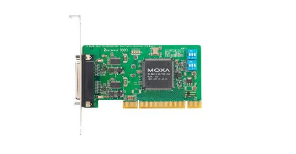Плата MOXA CP-112UL-T 2 Port UPCI Board, w/DB9M Cable, RS-232/422/485, Low Profile, t:-40/+85