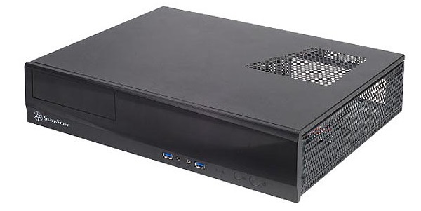 Корпус mATX SilverStone SST-ML03B черный, без БП, 2хUSB 3.0, Audio