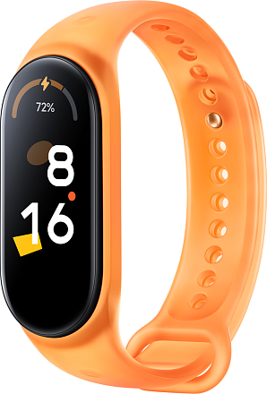 Ремешки универсальные  Xcom-Shop Ремешок на руку Xiaomi BHR6493GL Smart Band 7 Strap (Neon Orange) M2203AS1