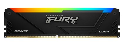 Модуль памяти DDR4 128GB (4*32GB) Kingston FURY KF426C16BB2AK4/128 Beast RGB Black 2666MHz CL16 2RX8 1.2V 288-pin 16Gbit