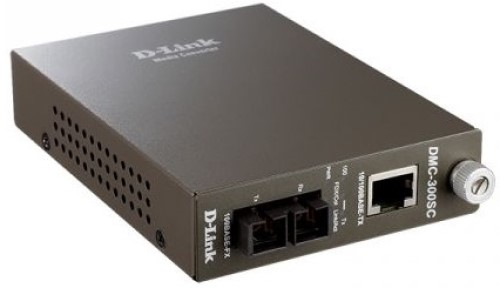 Медиа-конвертер D-link DMC-300SC/D8A 1xUTP 10/100, 1xSC MM, 2 км