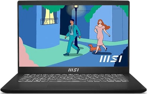 Ноутбук MSI Modern 14 C5M-012RU 9S7-14JK12-012 Ryzen 5 5625U/16GB/512GB SSD/Radeon Graphics/14 IPS FHD/WiFi/BT/Cam/Win11Home/black