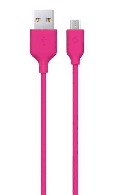 Кабель TTEC 2DK7530P microUSB 1.2m pink