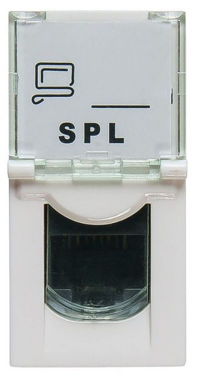 Розетка SPL 200006 информационная UTP 1хRJ45 22,5х45 cat5e