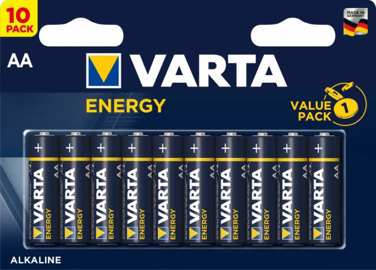 Батарейка Varta ENERGY LR6 AA 04106229491 BL10 Alkaline 1.5V