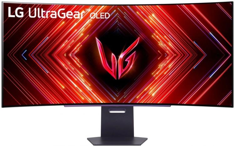  Монитор 44,5 LG UltraGear 45GS95QE-B 3440x1440, 1300cd, 1500000:1, 178гр/178гр, OLED LED, 21:9, 240Hz, HDMI, DP, USB, HAS, Piv