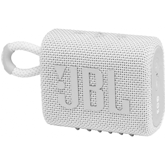  Акустическая система портативная JBL GO 3 BT, white