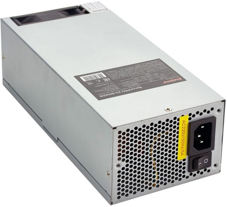 Блок питания Exegate ServerPRO-2U-700ADS EX287879RUS 700W (2U, APFC, КПД 87% (80 PLUS Silver), 6cm ball bearing fan, 24pin, 2x8pin, 5xSATA, 3xIDE)