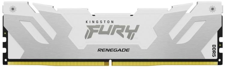 Модуль памяти DDR5 16GB Kingston FURY KF580C38RW-16 Renegade Silver/White XMP 8000MHz 1RX8 CL38 1.45V 16Gbit