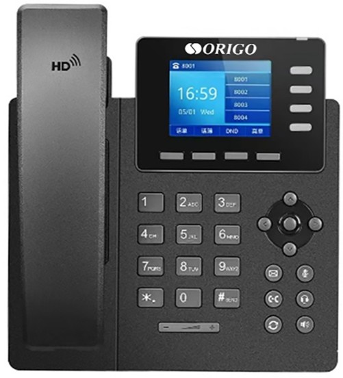 Проводной IP-телефон ORIGO OPH400/A1A с цветным дисплеем 4.3, 1000Base-T WAN PoE, 1000Base-T LAN, без адаптера питания