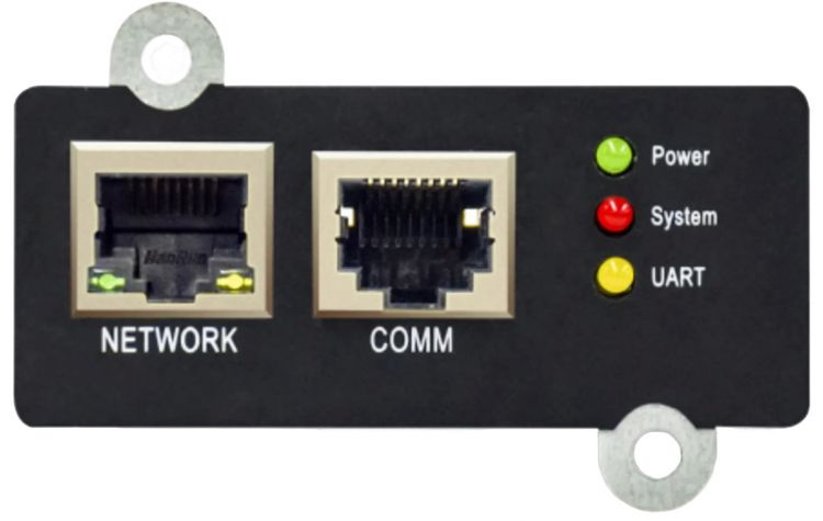 Модуль SNMP SNR PIS101 для ИБП (SNMP карта для удаленного мониторинга и управления однофазными ИБП серии INTELLIGENT)