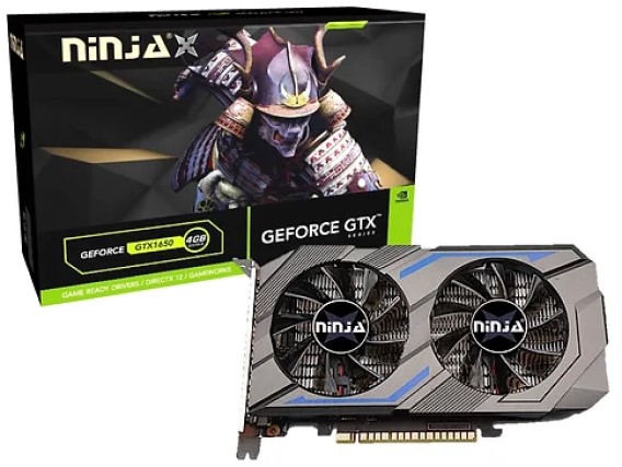 Видеокарта PCI-E Sinotex GeForce GTX 1650 Ninja (NK165DF46F) 4GB GDDR6 128bit 12nm