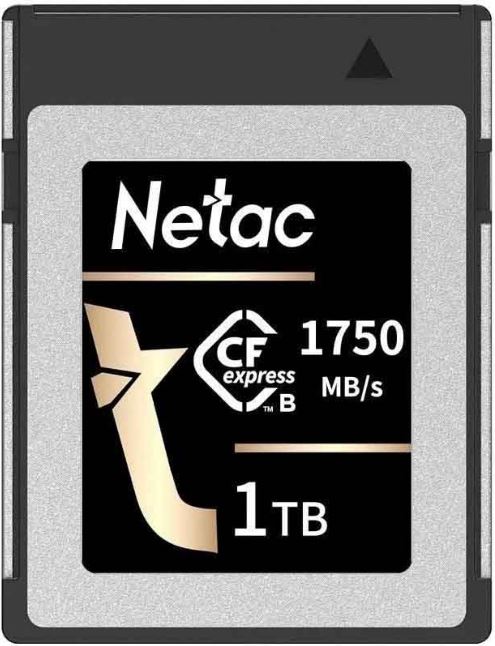 Карта памяти 1TB Netac NT02CF2000-001T-S CFExpress Gen 3x2 Type B card 1750MB, 1650MB/s