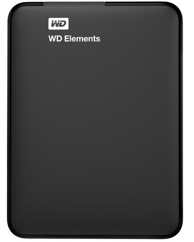 Внешний диск HDD 2.5'' Western Digital WDBU6Y0020BBK-WESN 2TB Elements Portable USB 3.0 черный