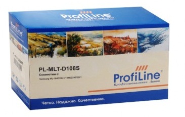 Картридж ProfiLine PL-MLT-D108S Картридж для принтеров Samsung ML-1640/1641/1645/2240/2241 с чипом 1500 копий ProfiLine