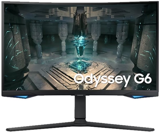 Монитор 27 Samsung Odyssey G6 S27BG650EI 2560x1440 VA LED 16:9 HDMI M/M HAS Piv 350cd 178гр/178гр FreeSync Premium Pro DP USB