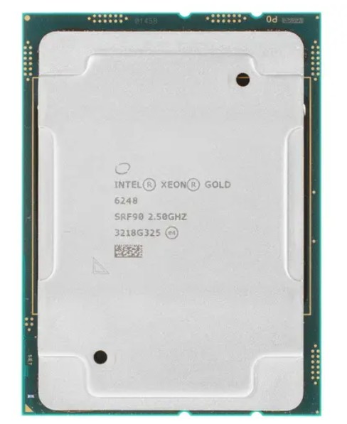 Процессор Intel Xeon Gold 6248 CD8069504194301 Cascade Lake 20-core, 2.5-3.9GHz (LGA3647, L3 27.5MB, 10.4 GT/s, 150W, 14nm) Tray