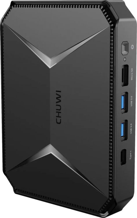 Мини ПК Chuwi HeroBox 1976600 N100/8GB/256GB SSD/UHD Graphics/WiFi/BT/Win11Pro/черный