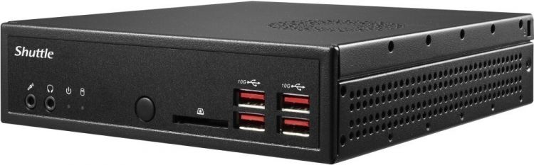 Платформа Shuttle DH32U3 i3-1115G, 2*DDR4(3200), 2.5 HDD/SSD, M.2, 2*Glan, UHD graphics, 90W, 4*HDMI, SD card-reader, 8*USB 3.2, 2*COM, audio, noOS R