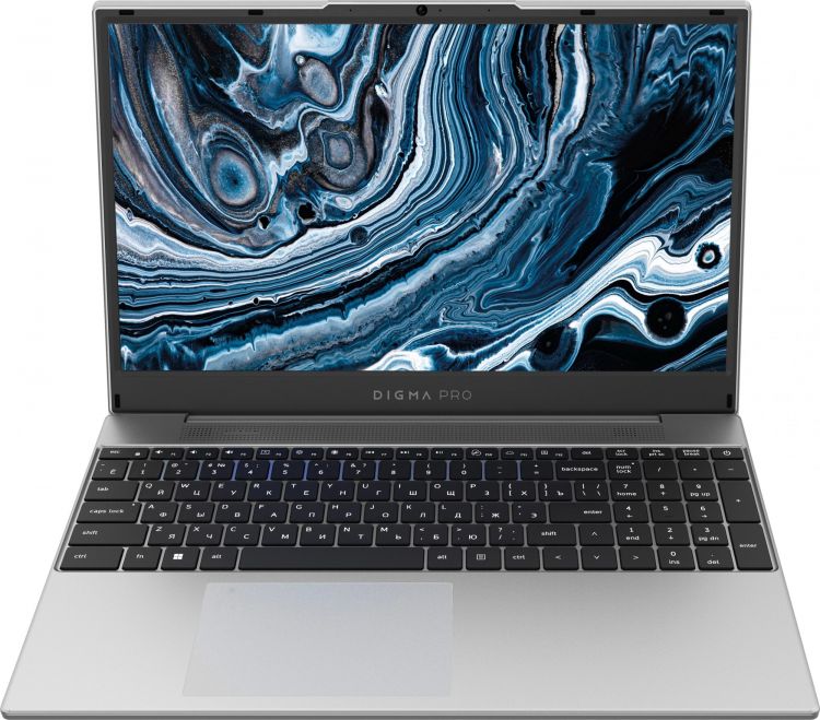 Ноутбук Digma Pro Breve DN15R7-ADXW01 Ryzen 7 5700U/16GB/512GB SSD/15.6 FHD IPS/Radeon Graphics/Win11Pro/silver