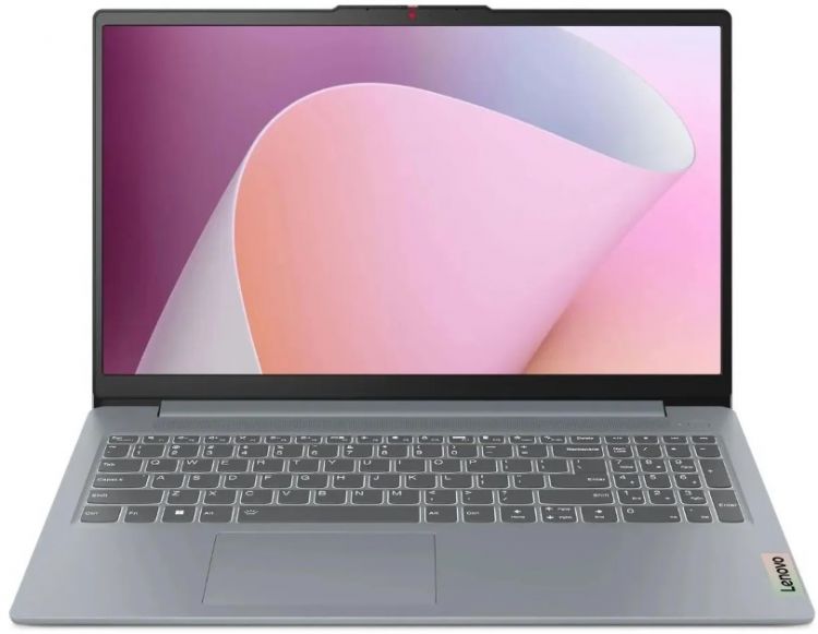 Ноутбук Lenovo IdeaPad Slim 3 15AMN8 82XQ00K2UE Ryzen 5-7520U/8GB/512GB SSD/Radeon graphics/15.6 FHD IPS/WiFi/BT/cam/noOS/grey