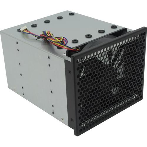 Переходник Procase 5T3-3T5-V3-FAN 3*5.25 в 5*3.5 с антивибрационным креплением, PWM 4pin, 2800 rpm