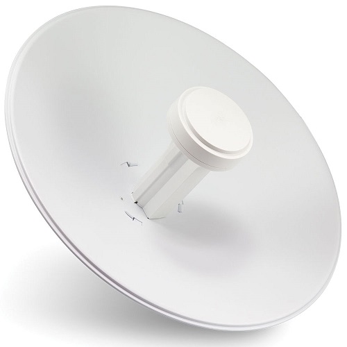 Точка доступа Ubiquiti PowerBeam M5-400 с интегрированной параболической активной антенной с коэффициентом усиления 25dbi, 5ГГц, 802.11 a/n, 64MB DDR2