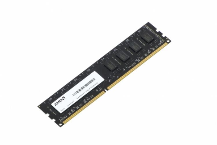 Модуль памяти DDR4 4GB AMD R744G2606U1S-U 2666MHz black Non-ECC, CL16, 1.2V, RTL