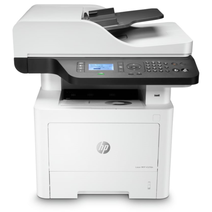 МФУ лазерное черно-белое HP Laser MFP 432fdn 7UQ76A А4, 1200dpi, 40ppm, duplex, ADF50,USB/LAN, 256Mb