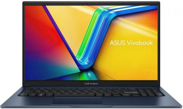 Ноутбук ASUS Vivobook 15 X1504ZA-BQ322 90NB1021-M00R80 i5-1235U/8GB/512GB SSD/Iris Xe graphics/15.6 IPS/WiFi/BT/cam/noOS/blue