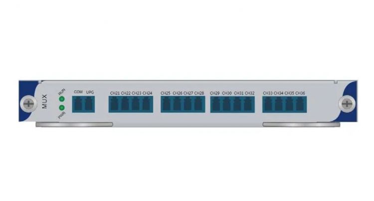 Модуль QTECH QWM-8000-OD/OM16*1 DWDM мукс/демукс на 16 каналов (8 сервисов),100ГГц, 1-о волоконная линия