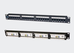 Патч-панель Eurolan 27B-U5-24BL 19, 1U, Cat 5e, 24 порта RJ45 (8p8c), неэкранированная, 110 IDC