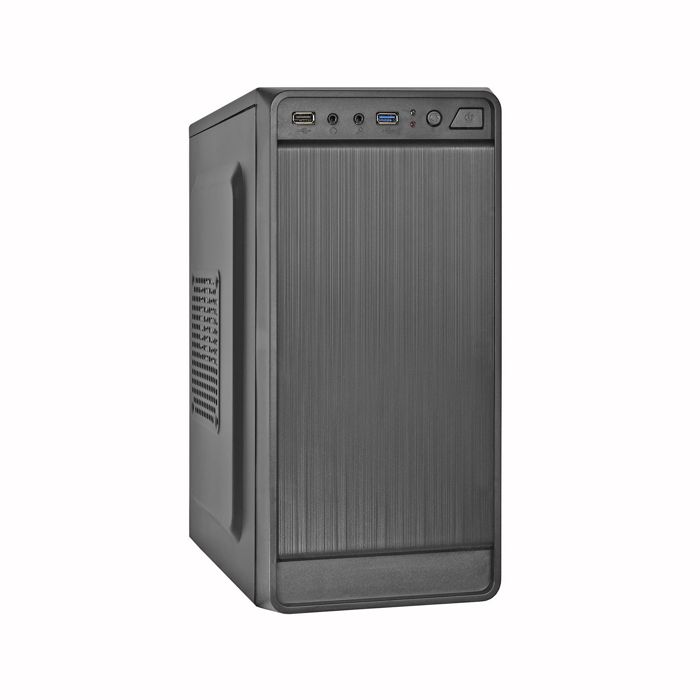 Корпус mATX Exegate BAA-108U-450W-8 EX283129RUS БП AAA450 с вент. 8см, 1*USB+1*USB3.0, аудио, черный