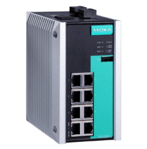 Коммутатор управляемый MOXA EDS-G508E-T 8x10/100/1000BaseT(X) ports