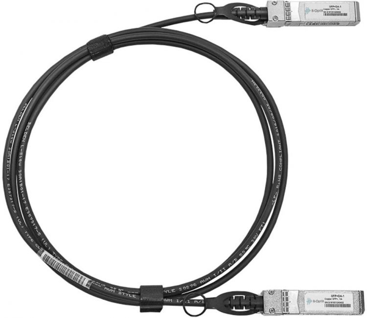 Трансиверы Модуль SFP+ B-OptiX BO-SFP+DA-2 Direct Attached Cable (DAC), дальность до 2м