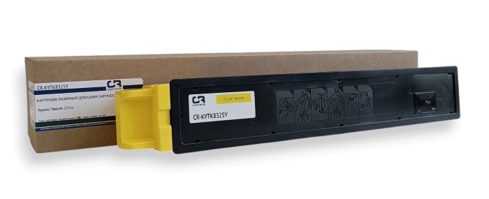 Тонер-картридж CopyRite CR-KYTK8325Y для Kyocera Taskalfa 2551ci, TK-8325Y, 12000cтр, yellow