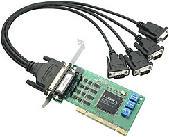 Плата MOXA CP-114UL-DB9M 4 port RS-232/422/485, Universal PCI, 921.6Kbps, surge protectoin, low profile