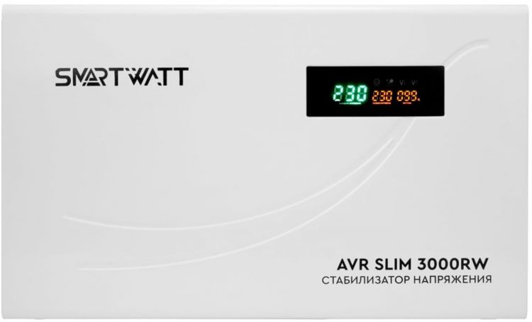 Стабилизатор напряжения SmartWatt AVR SLIM 3000RW настенный