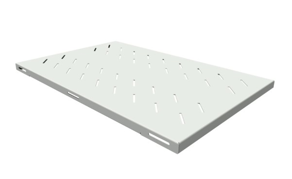 Полка SNR SNR-SHELF-10071-250G стационарная усиленная для шкафов глубиной 1000мм (глубина полки 710мм), нагрузка 250кг, серая