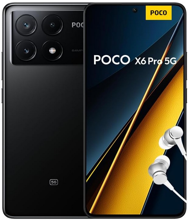 Смартфон Xiaomi POCO X6 Pro 5G 12/512GB MZB0FVJRU (51690) Black